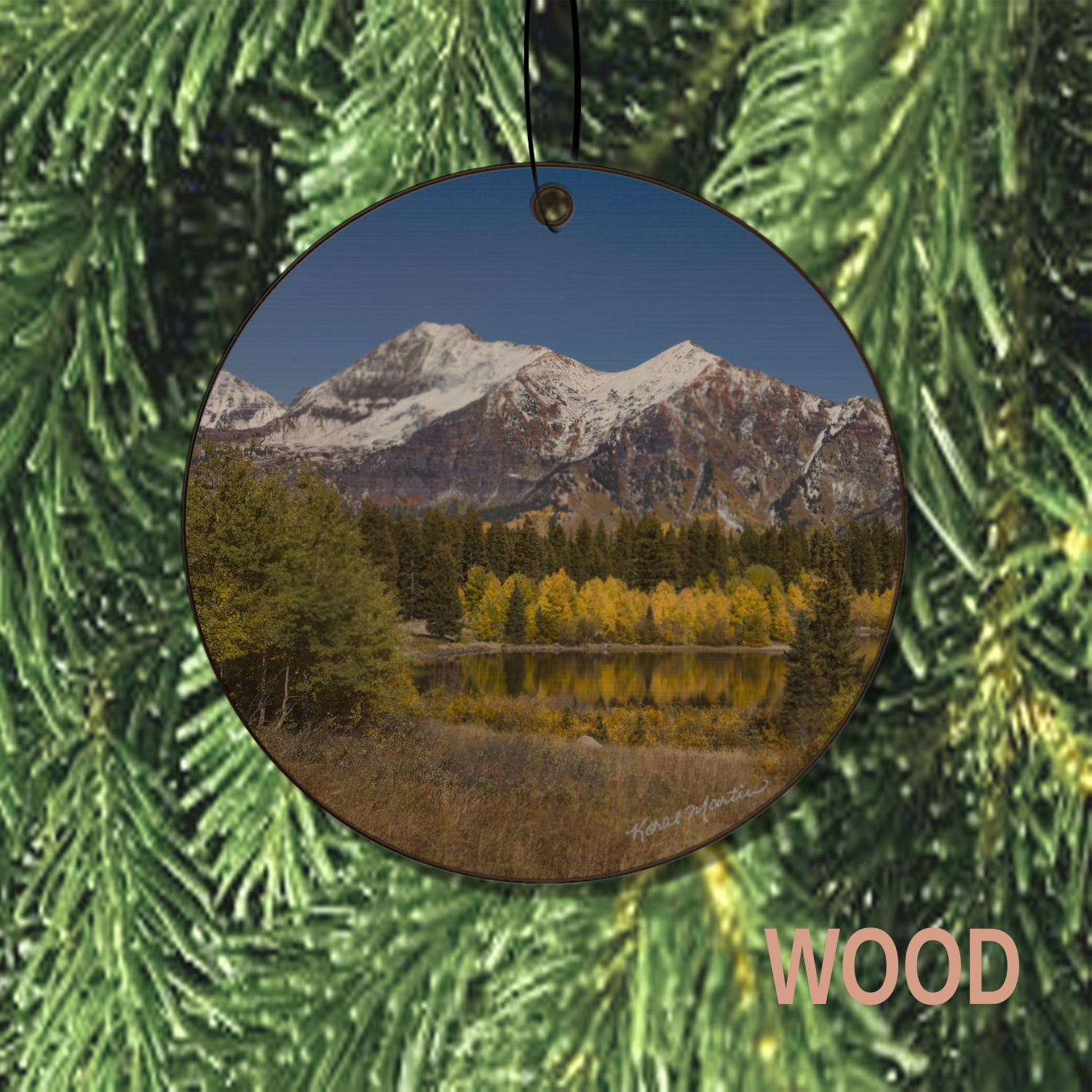 Lost Lake Colorado Ornament – Kebler Pass Fall Keepsake - Image 3
