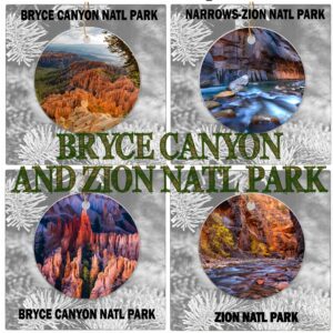 Bryce and Zion ornament set