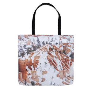 Winter Bryce Canyon Tote Bag 3 sizes