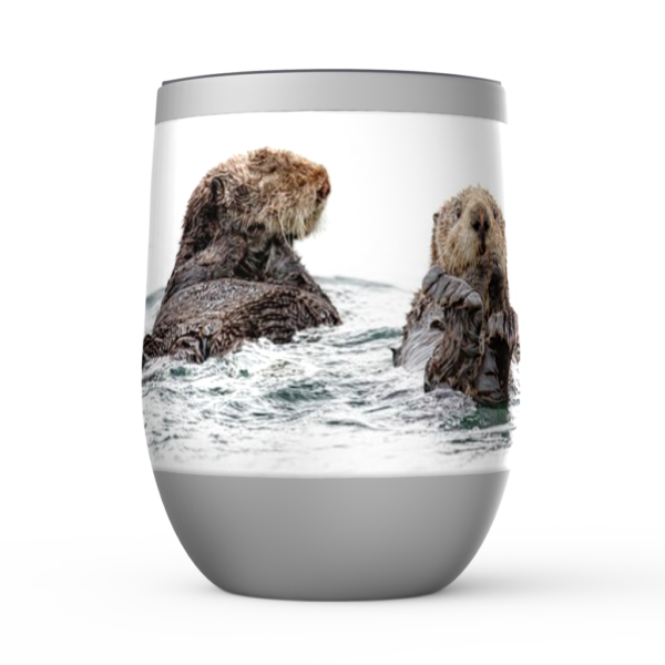 Sea Otter Wine Tumbler